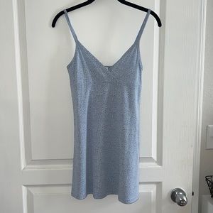 Cute light blue mini dress
